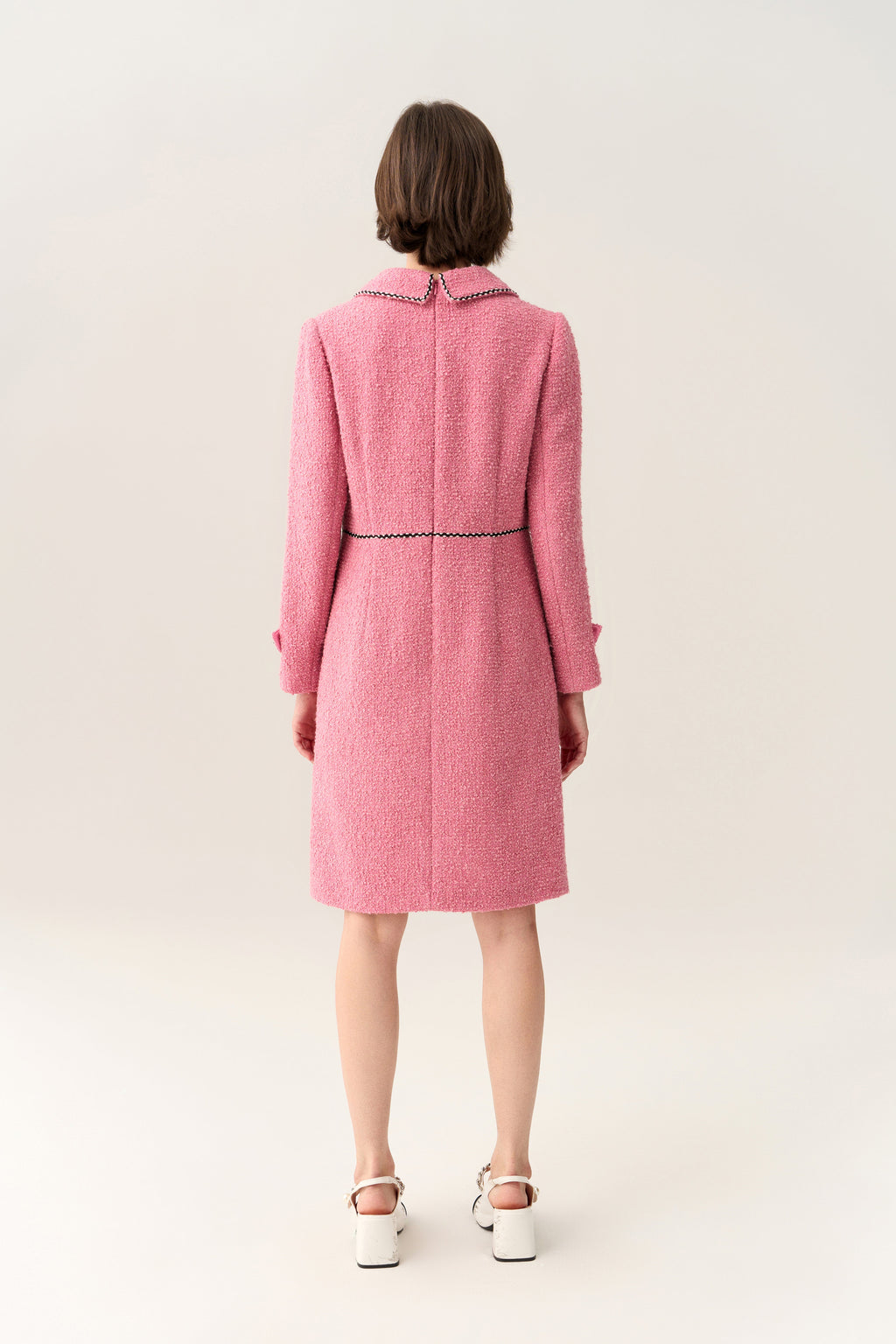 Lapel Midi Dress