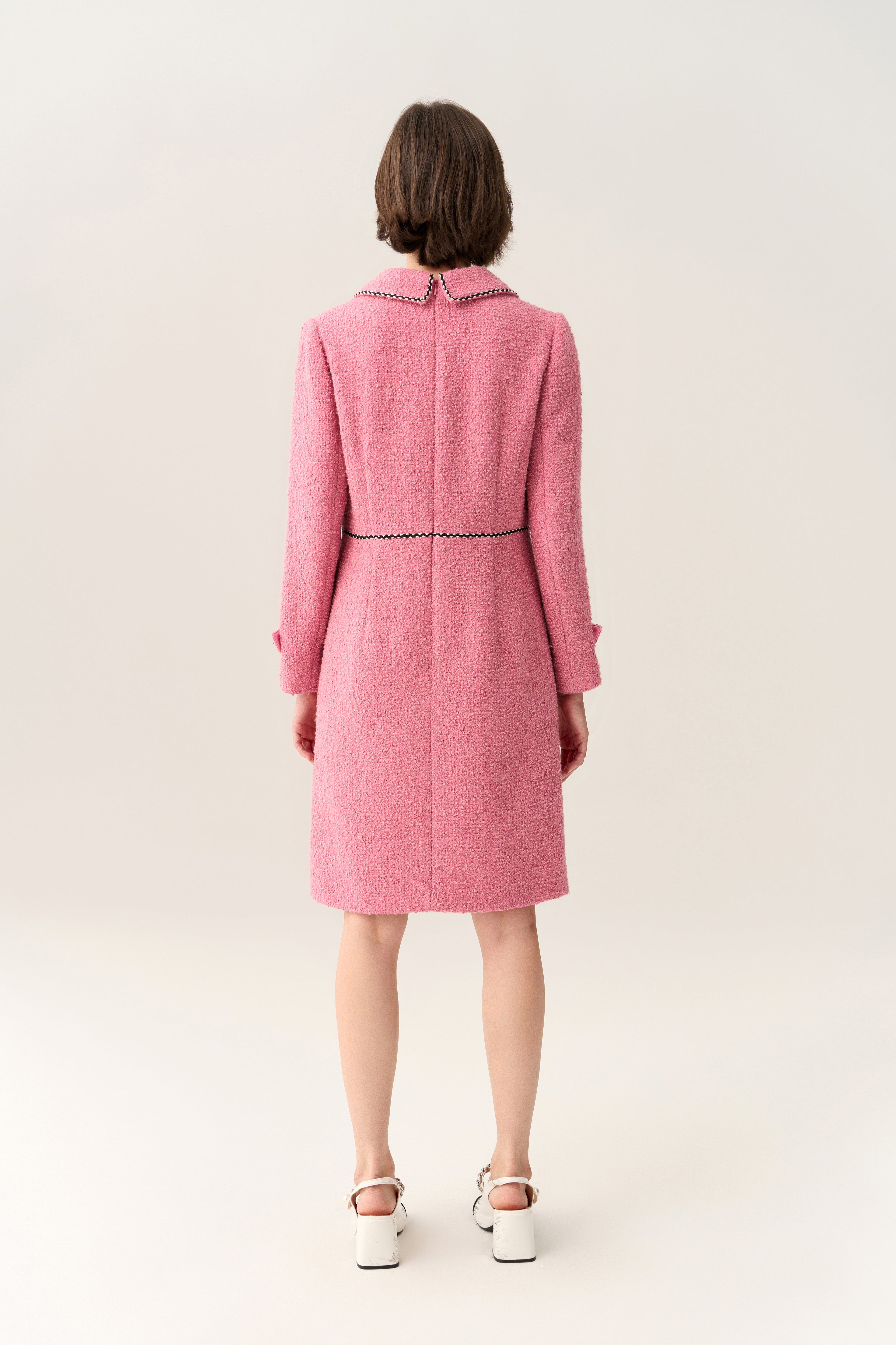 Lapel Midi Dress